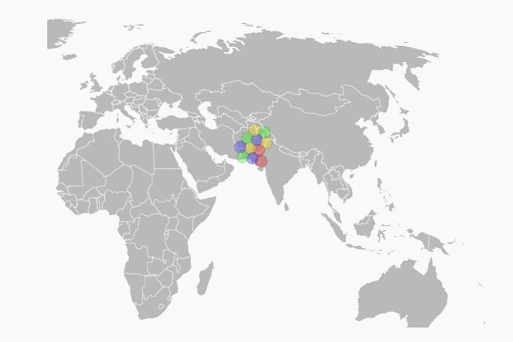 PakSAT-MM1 Ka-band coverage map